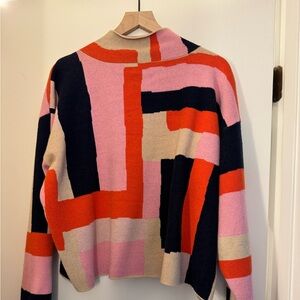 Anthropologie Maeve mock neck sweater